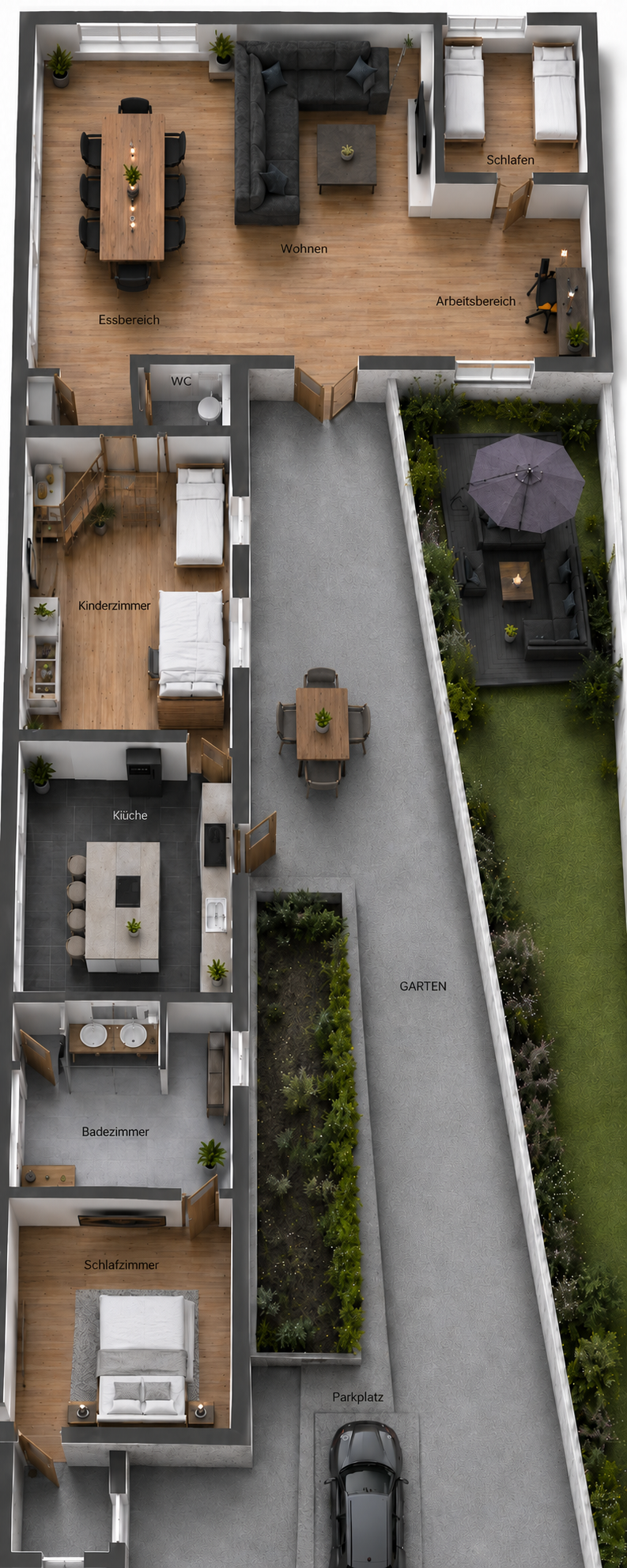 Grundriss Urban Family Loft